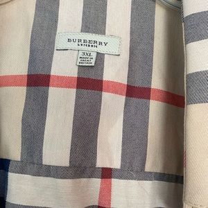Burberry button down shirt
